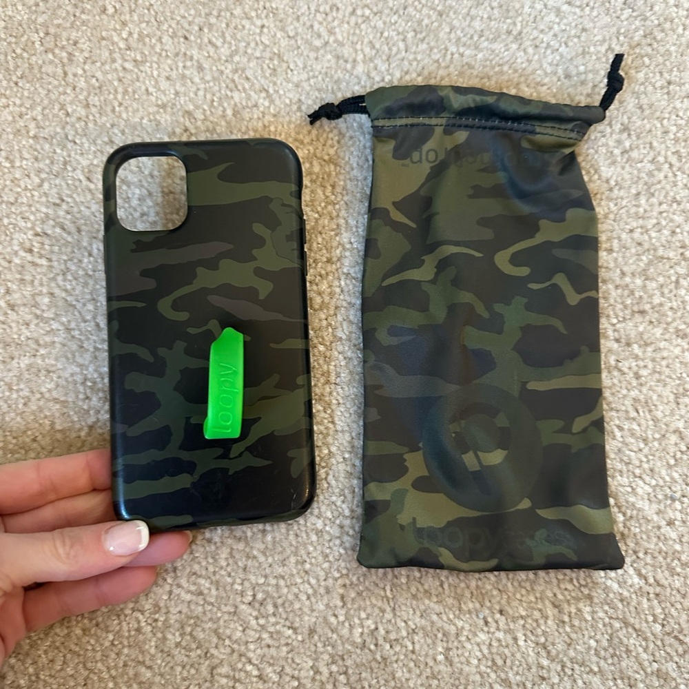 Camo Loopy Cell Phone Case- Apple iPhone 15 Plus